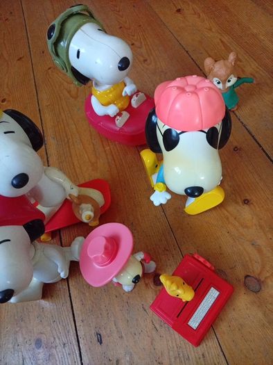 Snoopy toys from McDonalds
