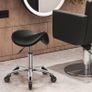 Hydraulic Saddle Salon Stool  Adjustable Height Image 7