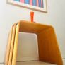 Post Modern bent plywood nesting tables by Habitat c1990 Image 2