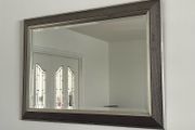 Mirror Silver Framed Living Room Mirror 64 cm 90 cm
