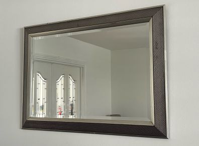 Mirror Silver Framed Living Room Mirror 64 cm 90 cm