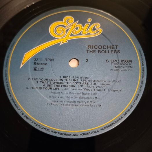 The Rollers - Ricochet