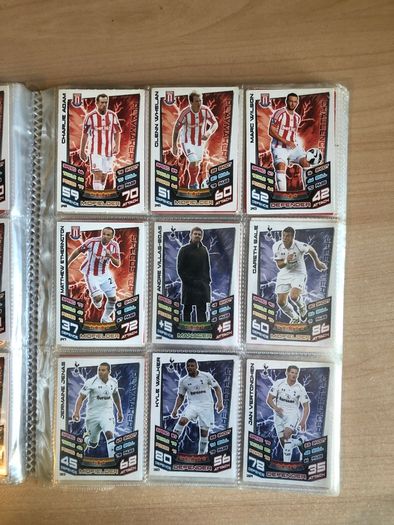 Huge Match Attax Binder Collection (2012/13) incl. Rare Gold Legends (Henry, Keane, Scholes)