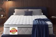 King Size Mattress, 25cm 7-Zone Hybrid Orthopedic for Back Support 1000 Pocket Springs +Memory Foam, Medium Firm, Motion Isolation, Reinforced Edges, Cooling Breathable