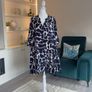Ladies Navy & White Dress from DBT Image 4
