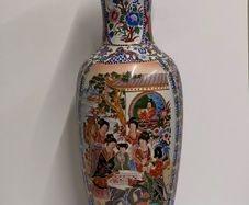 Vintage Large Japanese Porcelain Vase PRICE DROP