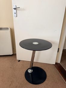 Modern glass side table