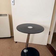 Modern glass side table