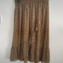 Bnwot fransa mustard/olive pattern shirt size small wrap effect frilled detail Image 9