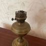 Charming antique brass oil paraffin table lamp Image 2
