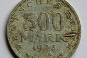 1923 Germany 500 Mark Weimar Republic