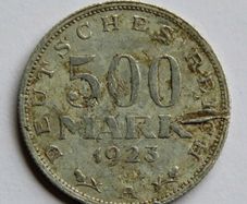 1923 Germany 500 Mark Weimar Republic