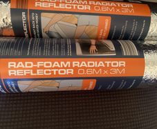 2 x Radiator reflector insulation rolls