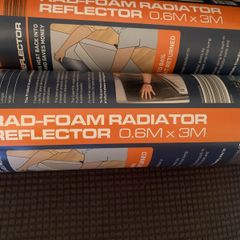 2 x Radiator reflector insulation rolls