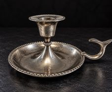 Vintage Chamberstick Candle Holder