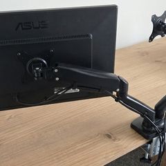 X2 Asus monitors + Arm