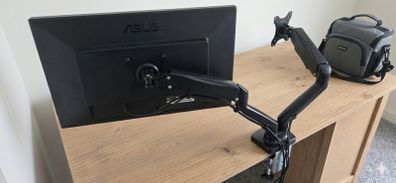 X2 Asus monitors + Arm