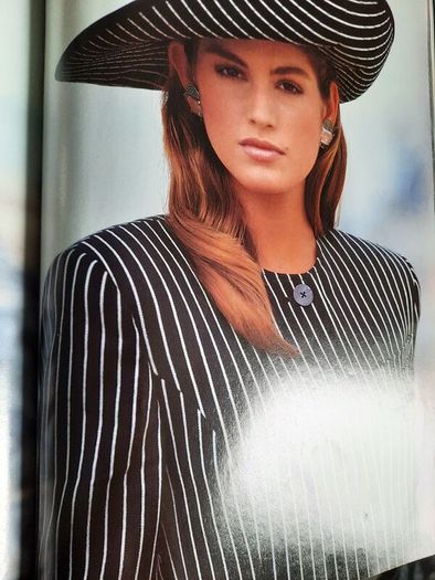 Vintage Vogue Magazine from 1989. Kim Basinger by Herb Ritts Cover
