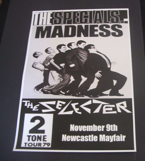 The Specials 2TONE Tour 1979 concert poster Newcastle Mayfair