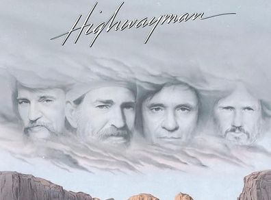 Highwayman Vinyl Country Waylon Jennings Willie Nelson Johnny Cash Kris Kristofferson