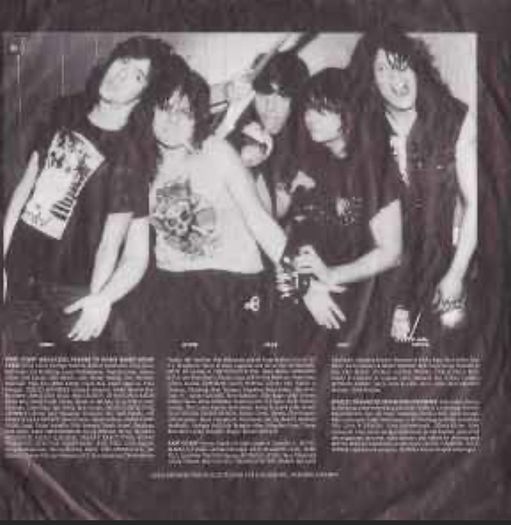 TESTAMENT The legacy original 1987 release with original inner lyric sheet vinyl record in near mint condition