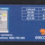 2002 Ireland EUR15 plus EUR5 free Simply Talk" Callcards were final definitive range (Gemplus) Call Card used Image 2