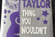 Custom Iron-On Transfer Vinyl (HTV Decals) Taylor Swift design