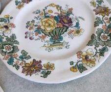 Set Of 6 Side Plate Mason's Patent Ironstone China Strathmore Made In England