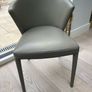 Calligaris all leather dining chairs (8) Image 10