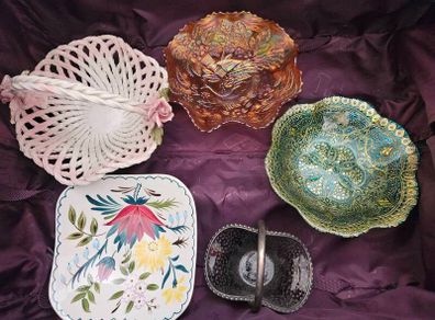 Mixed Lot of Fancy Collectable Dishes
