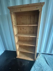 2 solid bookshelves