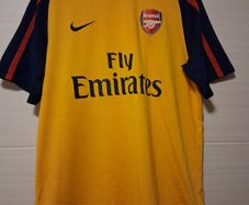 Arsenal Jersey. Official Nike Arsenal Mens Away Jersey From Season 2008/ 2009. Authentic Original From The Time. Not A Modern Day Remake. .