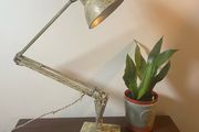 1930s Herbert Terry Anglepoise 1227 Lamp Rare Scumble Glaze Finish