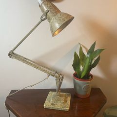Vintage 1930s Herbert Terry Anglepoise 1227 Lamp Rare Scumble Glaze Finish