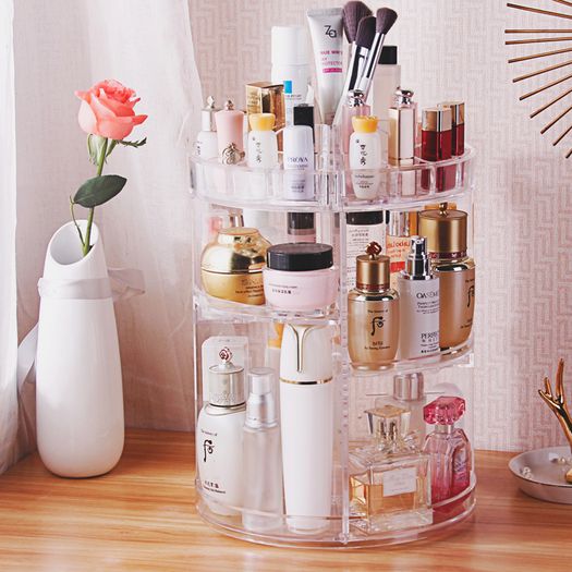 Luxury Spinning Costemic Storage Organizer