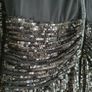 UNSIGNED black sequins and sheer bodycon Sz 8 Image 9