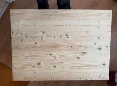 Vintage handmade wooden coffee table