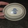 Charlotte Royal Crownford Burleigh England Bath Soap Dish Floral Blue & White Image 5