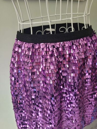 zara sequin skirt