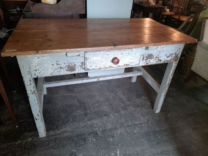 Antique Irish Pin Table 48&3/4" long