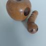 Hand turned wooden apple Image 10