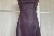 Burgundy Shimmer Dress