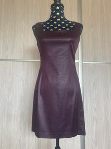 Burgundy Shimmer Dress