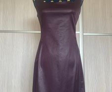 Burgundy Shimmer Dress