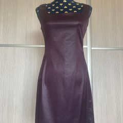 Burgundy Shimmer Dress