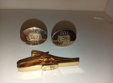 Smurfit  50 Year Commemorative Cufflinks Michael Smurfit 1934-1984 Good Condition