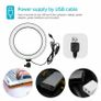 10" LED Ring Light Studio Video Dimmable Make up Lamp + Tripod Stand Selfie Flashes Accessories Ring Light Image 3