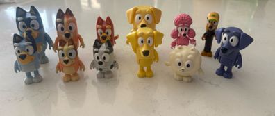 12 x Bluey Figures