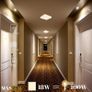 18W Square Slim Flush Mount LED Ceiling Light | Super Bright 1620LM, 3000K-Warm White | 80%+ Energy Saving For Home Lighting, Bathroom, Kitchen, Garage, Office, Shop and more | W:15cm x H:4cm (FREE POSTAGE) Image 6