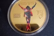 Michael Jackson king of pop low number coin